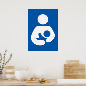Poster Symbole d'allaitement (Cuisine)