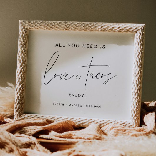 Poster SYMBOLE D'AMOUR ET DE Tacos