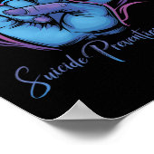 Poster Symbole d'amour Semaine de sensibilisation à la pr (Coin)