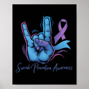 Poster Symbole d'amour Semaine de sensibilisation à la pr