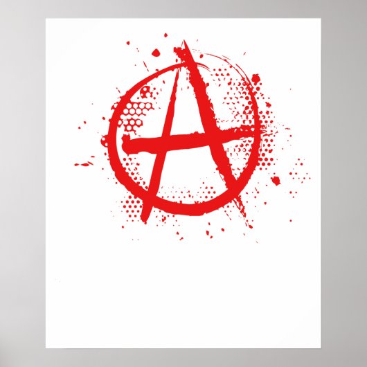 Poster symbole-d'anarchie vintage (Devant)