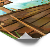 Poster Symbole d'anniversaire d'anniversaire de l'O-fish (Coin)