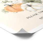 Poster Symbole d'anniversaire d'automne (Coin)