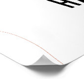 Poster Symbole d'anniversaire de 50 Parties scintillant r (Coin)