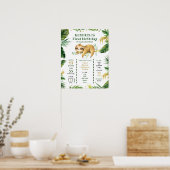 Poster Symbole d'anniversaire de la fellation du garçon t (Cuisine)