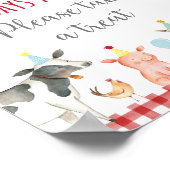 Poster Symbole d'anniversaire de la ferme verte (Coin)