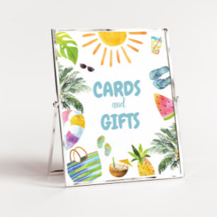 Poster Symbole d'anniversaire de la fête de la piscine