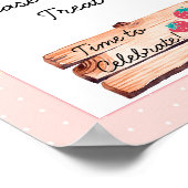 Poster Symbole d'anniversaire de la mignonne fraise (Coin)