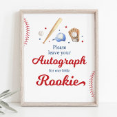 Poster Symbole d'anniversaire de la recrue de baseball
