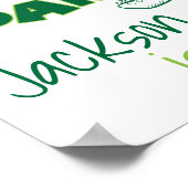 Poster Symbole d'anniversaire de la route de Dinosaur (Coin)