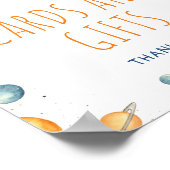 Poster Symbole d'anniversaire de l'astronaute Cartes et c (Coin)