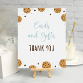 Poster Symbole d'anniversaire de One Sweet Cookie Card an
