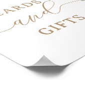 Poster Symbole d'anniversaire des cartes et des cadeaux d (Coin)