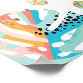 Poster Symbole d'anniversaire des Faveurs tropicales (Coin)