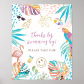 Poster Symbole d'anniversaire des Faveurs tropicales (Devant)