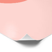 Poster Symbole d'anniversaire des filles d'oie soie Carte (Coin)