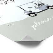 Poster Symbole d'anniversaire du golf de Hole-In-One (Coin)