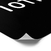 Poster Symbole d'anniversaire néon (Coin)