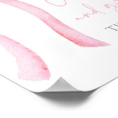 Poster Symbole d'anniversaire Pink Bow Cartes et cadeaux (Coin)