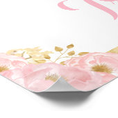 Poster Symbole d'anniversaire Princess Baby Girl (Coin)