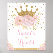Poster Symbole d'anniversaire Princess Baby Girl (Devant)