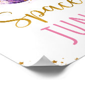 Poster Symbole d'anniversaire Space Junk Rose Gold (Coin)