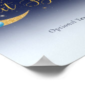 Poster Symbole d'anniversaire Twinkle Little Star Blue Bo (Coin)