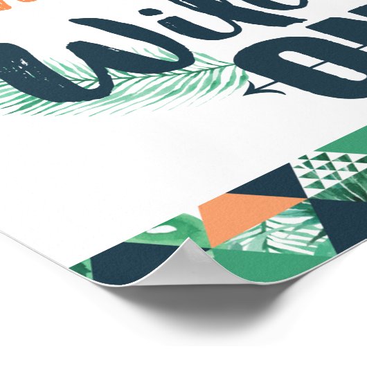 Poster Symbole d'anniversaire Wild ONE (Coin)