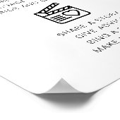 Poster SYMBOLE D'ARRIÈRE Mariage MINI ADELLA (Coin)