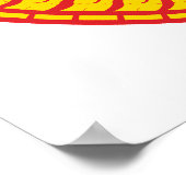 Poster Symbole d'Ashtamangala Roue Dharmachakra (Coin)