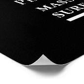 Poster Symbole d'astronomie détaillé de la planète Neptun (Coin)