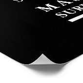 Poster Symbole d'astronomie détaillé de la planète Terre (Coin)