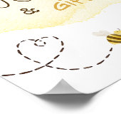 Poster Symbole de Baby shower de bonbons et de cadeaux (Coin)