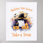 Poster Symbole de Baby shower de la petite boîte d'Hallow (Devant)