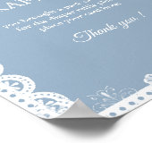 Poster Symbole de baby shower de la tombole Mexica talave (Coin)