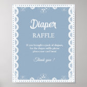 Poster Symbole de baby shower de la tombole Mexica talave (Devant)