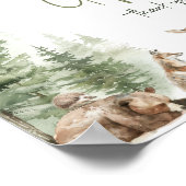 Poster Symbole de Baby shower de livres et cadeaux pour a (Coin)