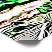 Poster Symbole de Baby shower d'ours en peluche personnal (Coin)