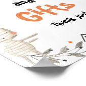 Poster Symbole de Baby shower et cadeaux d'Halloween (Coin)