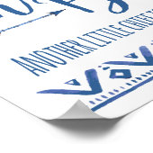 Poster SYMBOLE DE Baby shower Tribal Oh Boy (Coin)