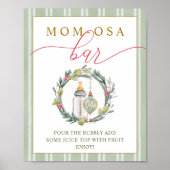 Poster SYMBOLE DE BARRE Maman-Osa Petit Baby shower Joyeu (Devant)