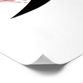 Poster Symbole de beauté Kanji Calligraphie japonaise (Coin)