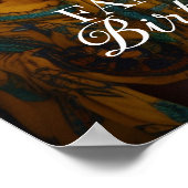 Poster Symbole de bienvenue de fête d'anniversaire avec p (Coin)