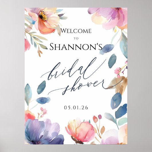 Poster Symbole de bienvenue de la nuptiale (Devant)