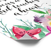 Poster Symbole de bienvenue de l'enseignant Enseignant re (Coin)