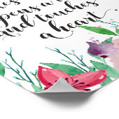 Poster Symbole de bienvenue de l'enseignant Enseignant re (Coin)