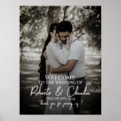 Poster Symbole de bienvenue du mariage photo (Devant)