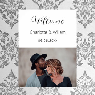 Poster Symbole de bienvenue du mariage photo