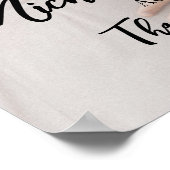 Poster Symbole de bienvenue du mariage photo (Coin)