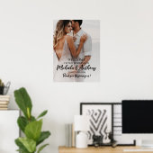 Poster Symbole de bienvenue du mariage photo (Bureau à domicile)